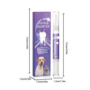 Lettucepets Dog Toothbrush, Pet Oral Repair Gel Pen for Dogs, Lettuce Pets Toothbrush, Lettuce Pets Oral Repair Gel, Dog Teeth Cleaning Brush Pen for Dog Cats Dental Care (3pcs)