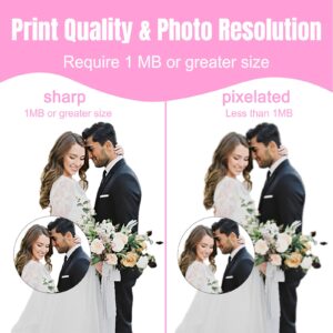 Custom Life Size Cardboard Cutout, 1-6 ft Personalized High Resolution Stand Up, Upload Photo, Perfect for Wedding, Graduation, Birthday, Events