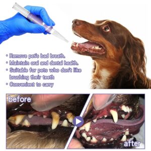 Lettucepets Dog Toothbrush, Pet Oral Repair Gel Pen for Dogs, Lettuce Pets Toothbrush, Lettuce Pets Oral Repair Gel, Dog Teeth Cleaning Brush Pen for Dog Cats Dental Care (3pcs)