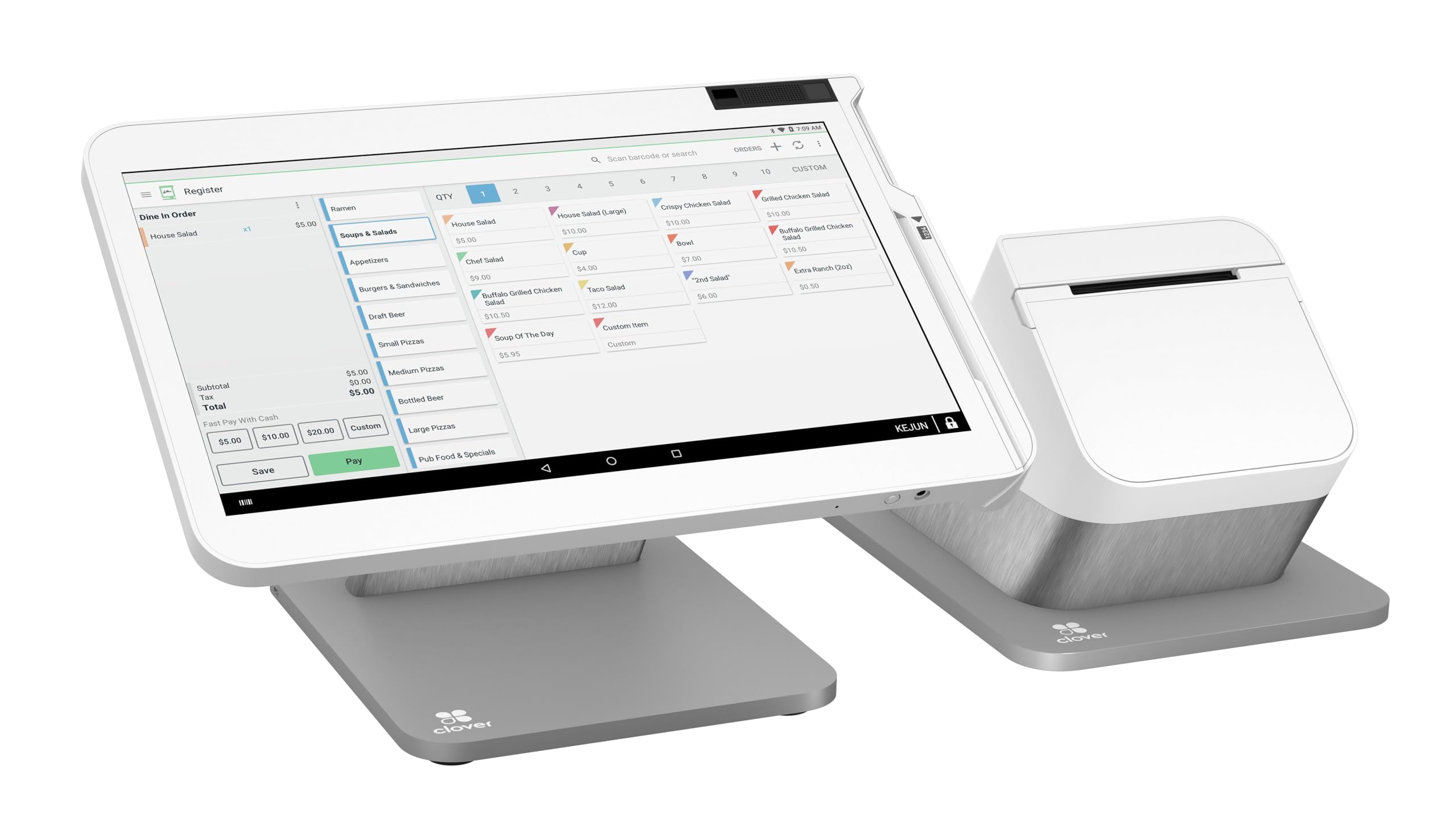 Clover Station Solo for Restaurant/Hospitality - Requires New Processing Through Powering POS (US, PR, USVI only)