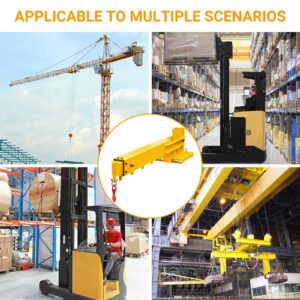 Towallmark 6000 lbs/3 Ton Adjustable Forklift Mobile Crane, Telescoping Design (83" - 149") for Warehouses, Factories, and Construction Sites