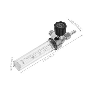 CHILDWEET 3pcs Barometer Gas Flow Meter Carbon Dioxide Flow Indicator Argon Flow Meter Flowmeter Argon Regulator Measurement Tool Flow Meter Tube Air Flow Meter Transparent Plastic