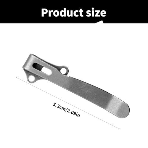 ZHOUSUFEN Metal Back Clip Pockets Cutter Clip Carry Clamp Pockets Clip for AD20/20.5 Folding Pockets Cutter Accessories