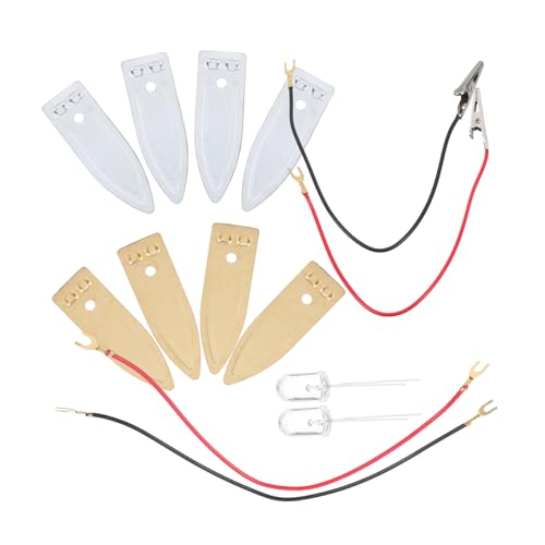 FUNOMOCYA 1 Set Battery Experiment Anode Fruit Experiment Tools Anode for Zinc Electroplating Anode for Zinc Plating Fruit Battery Experiment Supplies Electrode Strips Copper