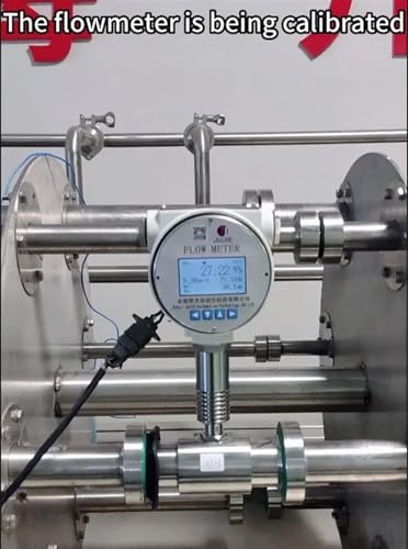 DN25 40 Water Flow Meter Turbine Flow Meter 1 inch Liqiud Oil Fuel Flowmeter LCD Display RS485 4-20mA(DN40)