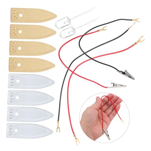 FUNOMOCYA 1 Set Battery Experiment Anode Fruit Experiment Tools Anode for Zinc Electroplating Anode for Zinc Plating Fruit Battery Experiment Supplies Electrode Strips Copper