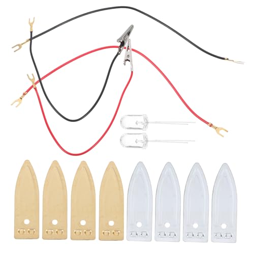 BUGUUYO 1 Set Battery Experiment Kit Fruit Experiment Tools Anode for Zinc Electroplating Copper Anode Experiment Supplies Electrode Material Fruit Battery Experiment Tools Zinc Anode ，