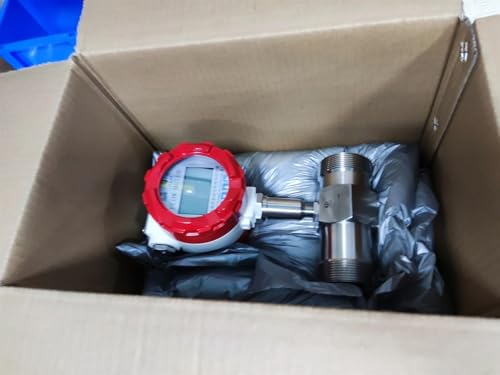 DN25 40 Water Flow Meter Turbine Flow Meter 1 inch Liqiud Oil Fuel Flowmeter LCD Display RS485 4-20mA(DN40)