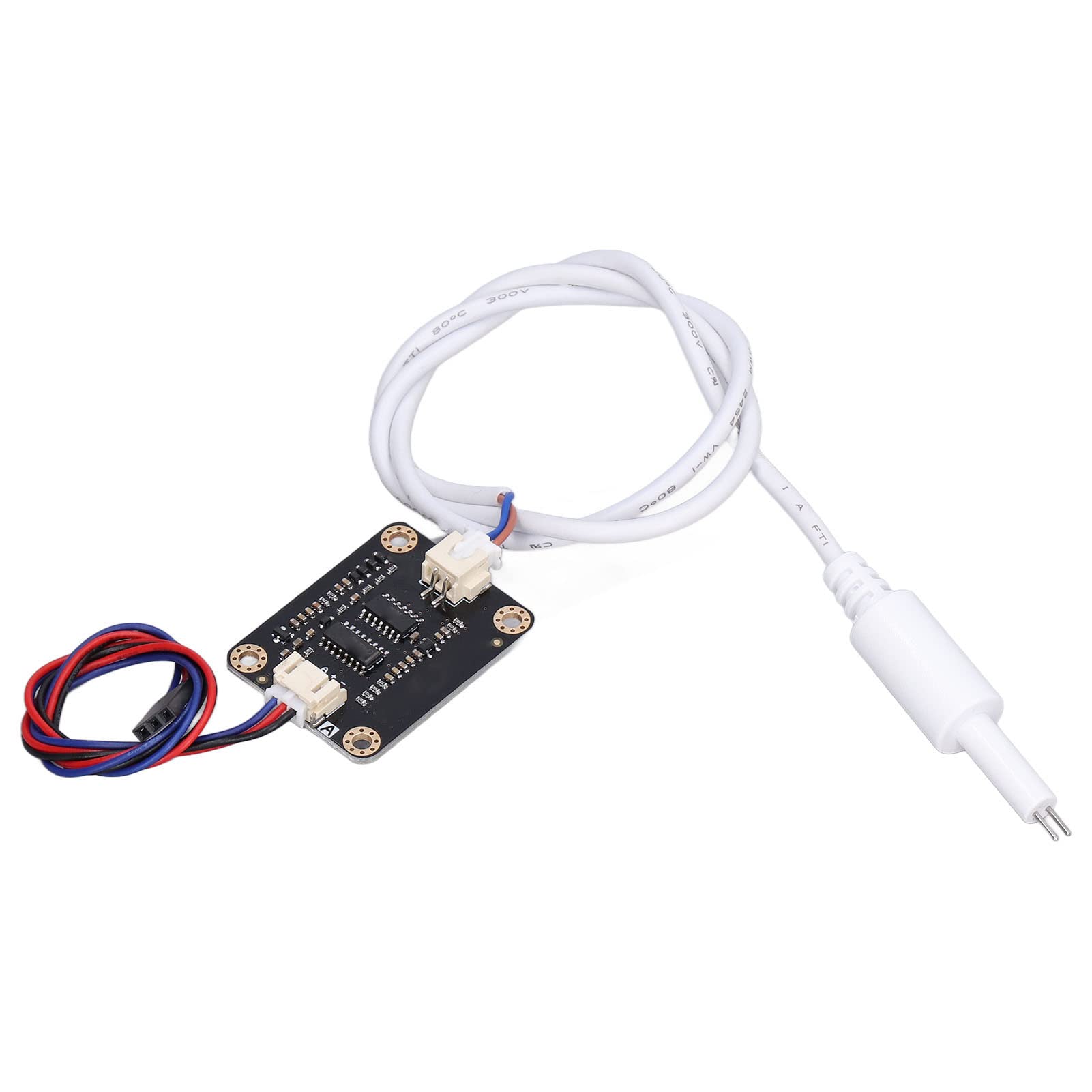 Mavaol Water Conductivity Sensor Module with Waterproof Probe for Hydroponics, 0-2.3V Analog Output, PCB Water Quality Monitoring