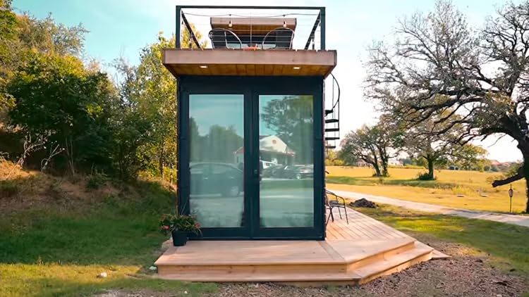 EMONIA 20ft x 10ft 3 Room Prefab Container House Luxury Tiny Homes to Live in for Adults Mini Mobile Modular Guest Homes kit