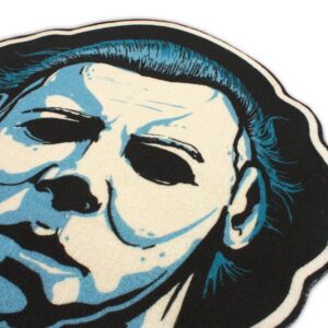 Creepy Co. Halloween Michael Myers MASK Accent Rug 37x33 Horror Movie Slasher Carpenter