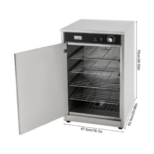 Warming Cabinet, 5 Tier 600W Electric Commercial Hot Box Food Warmer, Countertop Heated Holding Cabinet, Stainless Steel Food Heater Insulated Food Pan Carrier, for Commercial, Kitchen, Restaurant