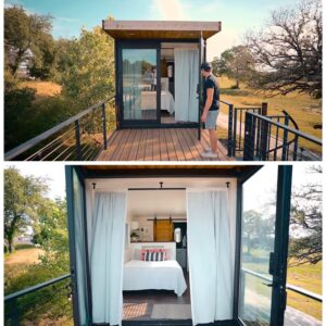 EMONIA 20ft x 10ft 3 Room Prefab Container House Luxury Tiny Homes to Live in for Adults Mini Mobile Modular Guest Homes kit