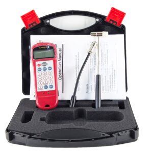 qiusuo sonic belt tension tester belt tensiometer with frequency range 10hz to 5000hz and tension range 0.01 to 99900n for v-belts fabric covered belt timing etc