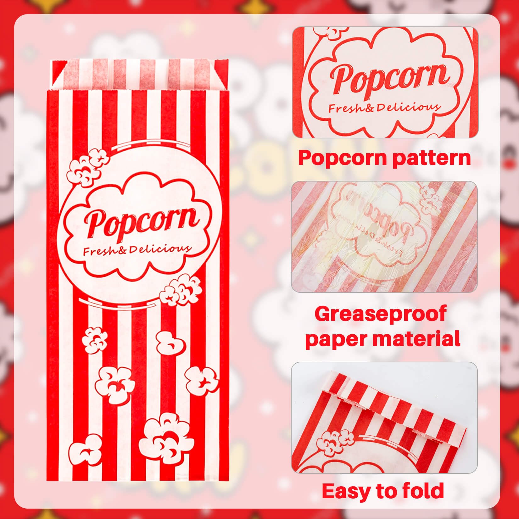 PopcornBag100pcs & PopcornBag140pcs