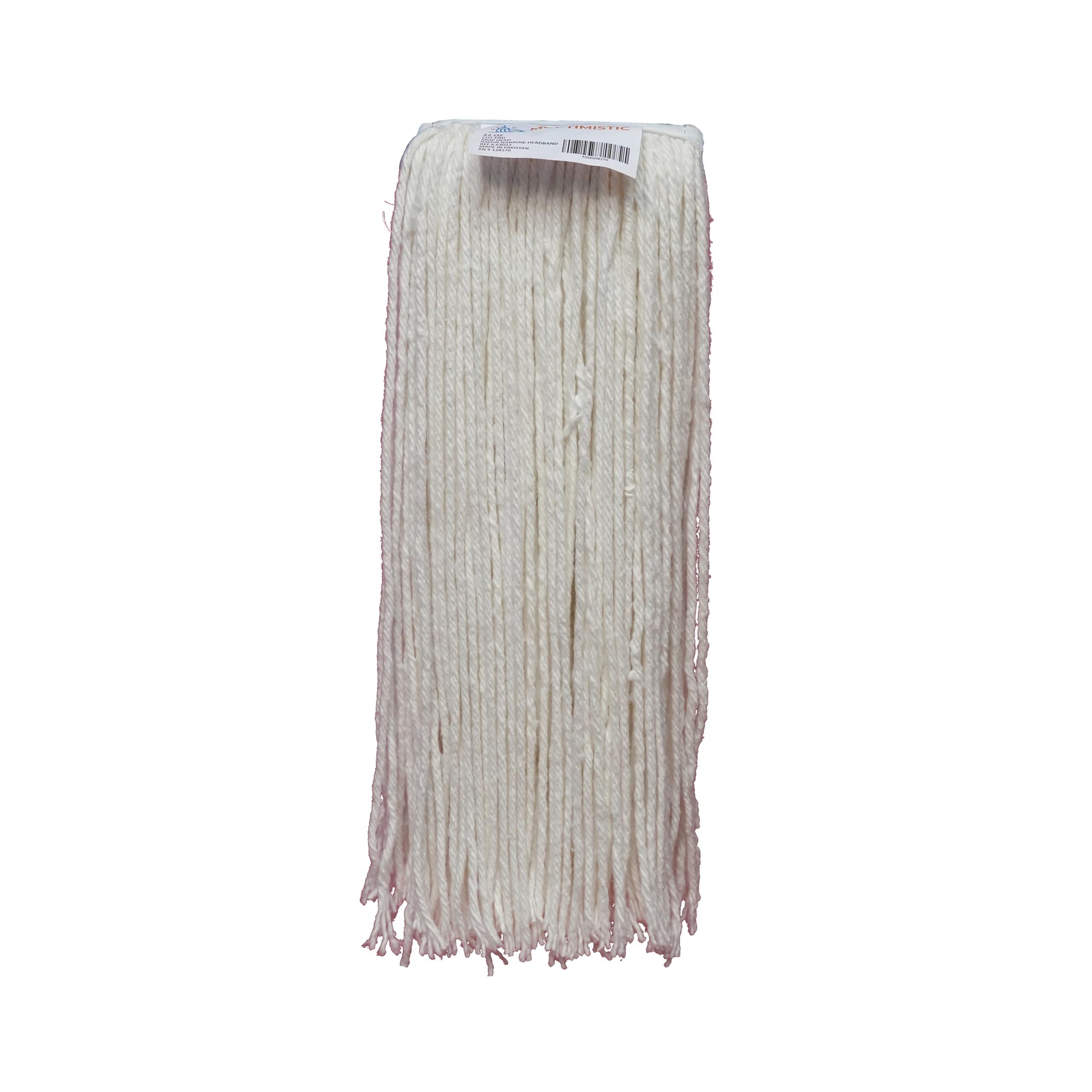 Cutend Rayon Narrow Mop Head - Ultra-AbsorCutend Rayon Narrow Mop Head - 22 Oz Ultra-Absorbent White Mop Head, 60% Polyester & 40% Rayon, Heavy-Duty for Commercial Cleaning