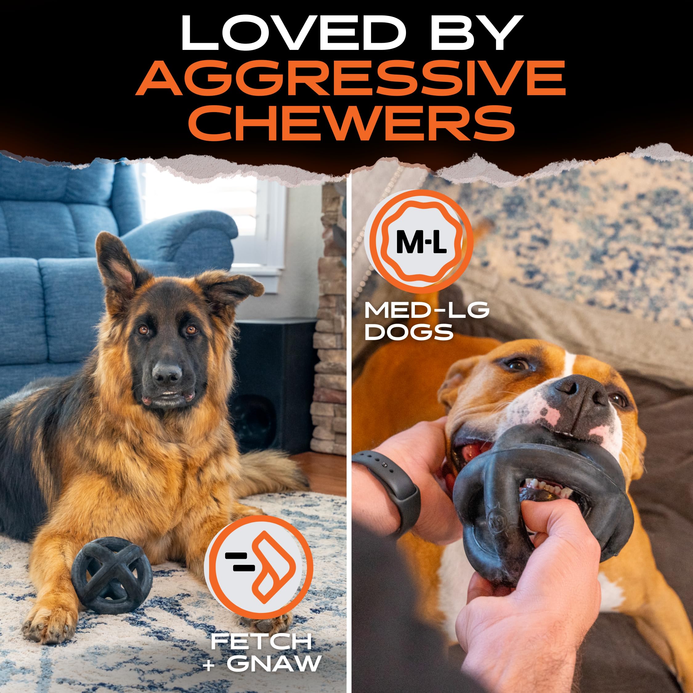 Monster K9 Ring Ball & Chew Stick