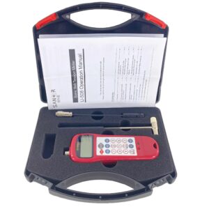 qiusuo sonic belt tension gauge/meter or most types of belts with frequency range 10hz to 5000hz and tension range 0.01 to 99900n data storage function adjustable probe