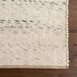 Rugs USA X Frenshe Interiors by Ashley Tisdale Hamptons Marled Tasseled Area Rug, 5x8, Ivory