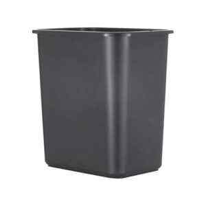 kelinfong bathroom trash can,2.5 gallons black plastic trashcans for kitchens,narrow spaces trash bin garbage bin waste basket,fits under desk bedroom,dorm,outdoor,office,living room,bathroom,kitchen