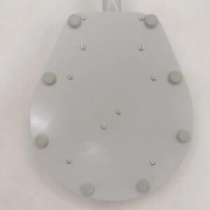 COSPNT Dental Chair Round Foot Pedal 4 Holes Round Foot Switch with Tubing Dental Chair Accessories