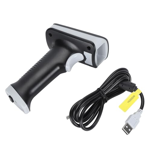 Barcode Scanner, 3 Modes UHF Handheld Reader Long Battery Life High Accuracy Long Distance for Warehouse for Supermarket for Store