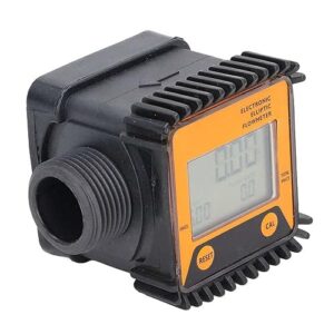 Flow Control Meter Digital Fuel Flow Meter, Convenient Operation Flow Controller for Used in Petroleum,Food, Etc. (Color : Yellow, Size : 1)