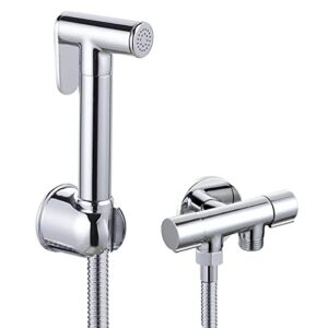 zlocyivhe hand shower for toilet set handheld bidet toilet sprayer toilet sprayer for cloth diapers with hose cold water brass chrome toilet bidet sprayer kit