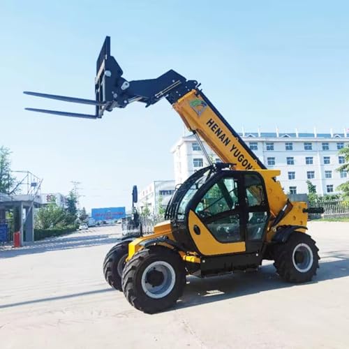 High-Performance Telehandler | Versatile Telescopic Forklift and Loader | All-Terrain Telescopic Boom Lift & Reach Truck for Heavy Lifting and Construction Tasks