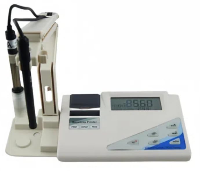 AZ86555 BenchTop WaterQuality Meter Desktop pH/ORP/Cond./TDS/Salinity 5 in 1Printer WaterQuality Tester