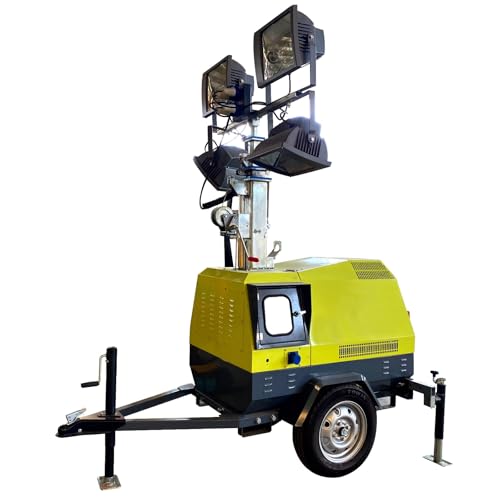 Manual/Pneumatic/Hydraulic Lifting Light Tower Led Compact Mobile Light Tower