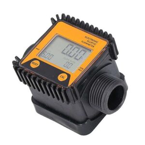 Flow Control Meter Digital Fuel Flow Meter, Convenient Operation Flow Controller for Used in Petroleum,Food, Etc. (Color : Yellow, Size : 1)