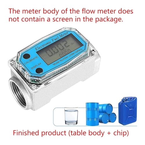 Flow Meter Flow Meter Module Electronic Digital Flow-Meter Accessories Parts Liquid Water Fuel Gasoline 1 Inch Durable High Stability and Convenient Operation