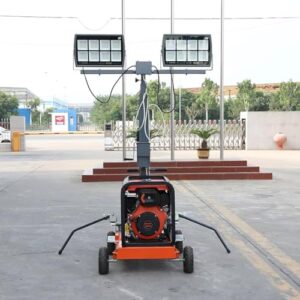 Manual/Pneumatic/Hydraulic Lifting Light Tower Led Compact Mobile Light Tower