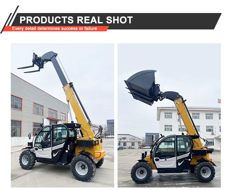 Diesel Forklift with Telescopic Boom Arm - Heavy-Duty Forklift Truck for Sale at Factory Price