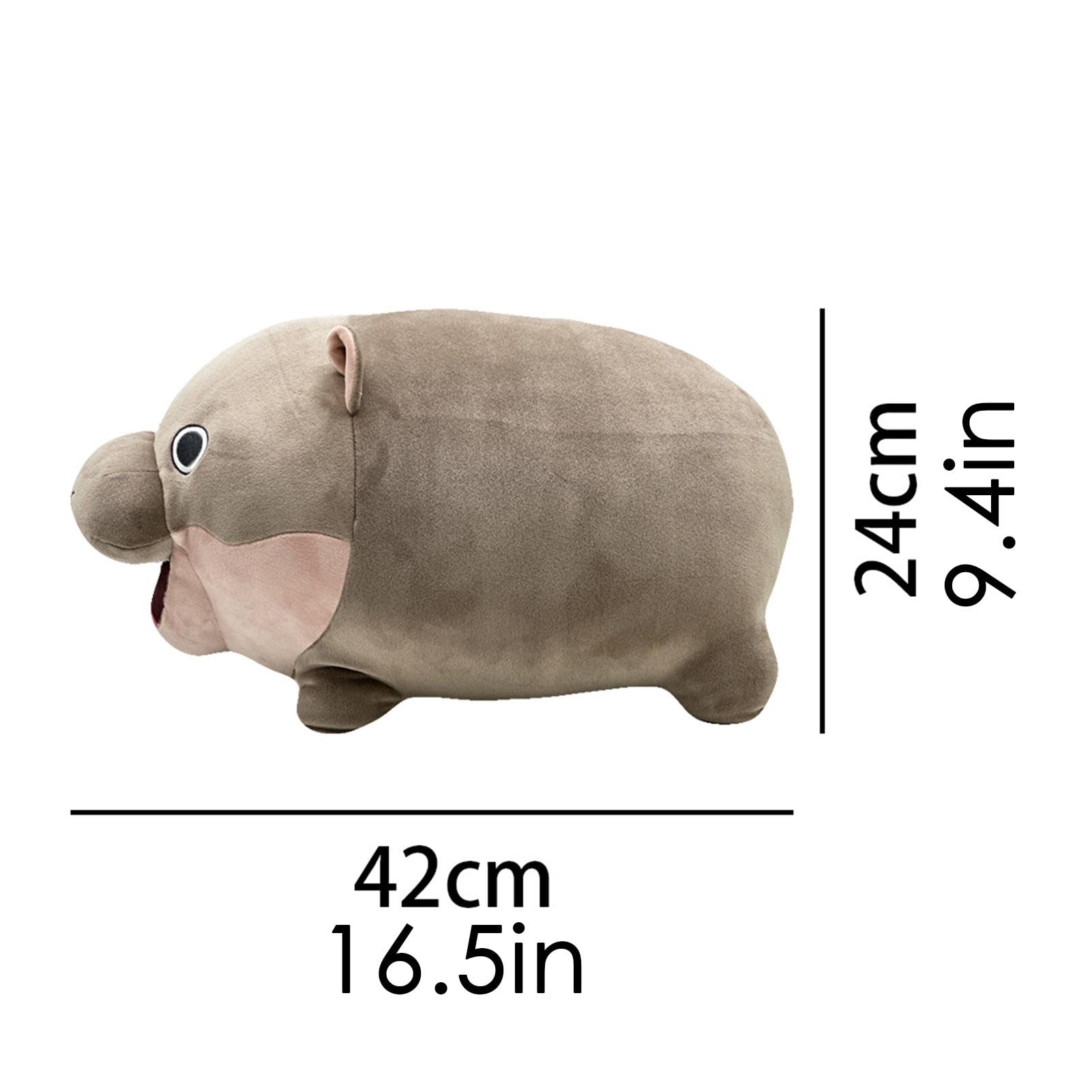 Plush Toys, Cute Stuffed Animals Pillow, 2024 Hippo Plushies Soft Plush Toy for Kids Fans