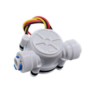 Flow Meter DN6 G 1/4"" PE Water Meter Flow Sensor Counter 0.3-10L/min High Precision Indicator Dispenser Flowmeter for Water Dispenser High Stability and Convenient Operation, 260093529