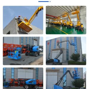 Aerial Work Platform Telescopic Boom Forklift Lifting Hydraulic Boom Lift Curved Arm Elevator Articulating Arm Man Lift