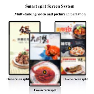 1080P HD Advertising Display,With Network Management with Massive Material,Color Images And Video LED Advertising Signage,18.5 Inches Screen,For Stores,Cinemas,27inches