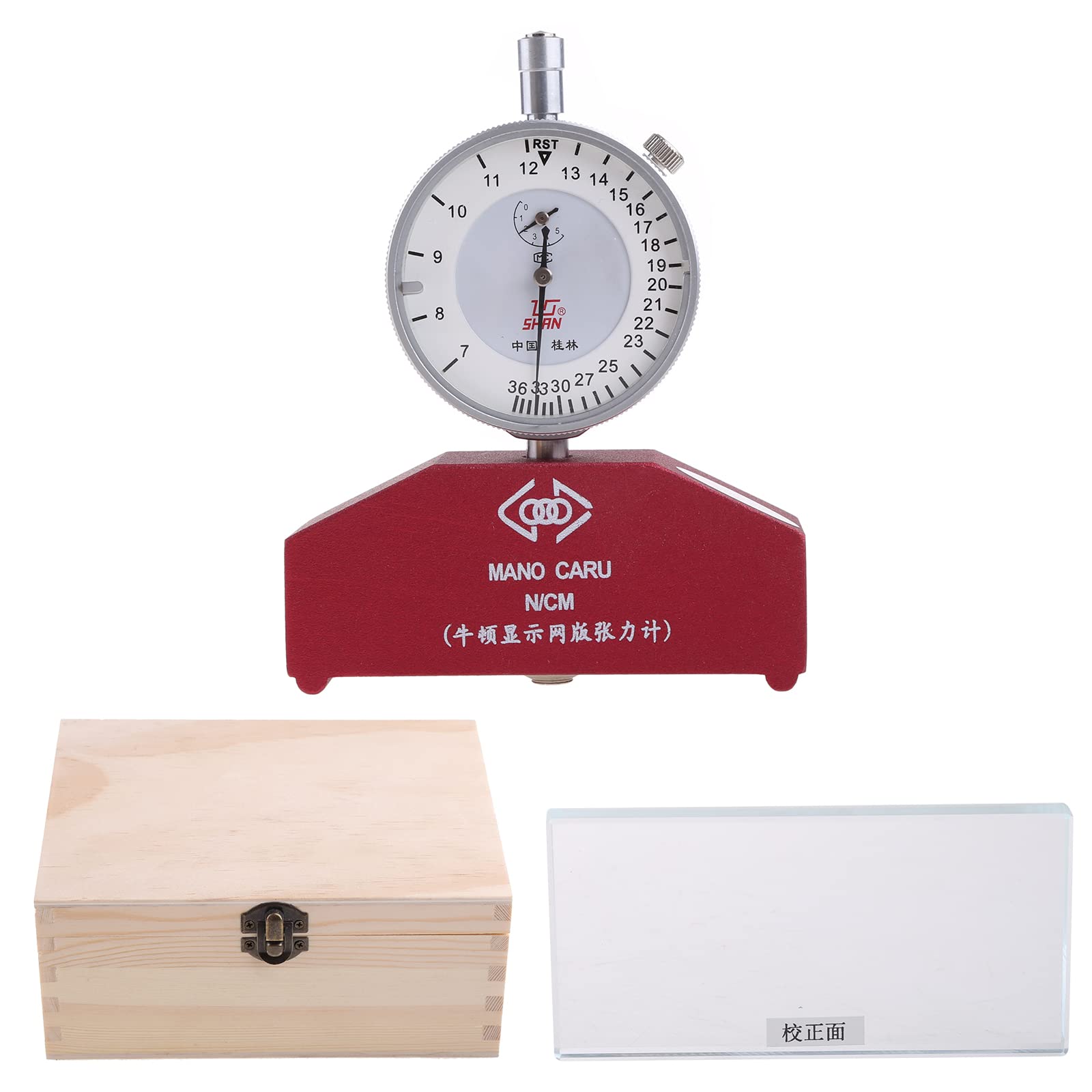 Zaagot High Precision Silk Screen Printing Tension Meter mesh Tension Meter Force Meter Tester Newton Tension Meter Gauge Carbide