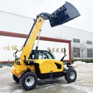 High-Performance Telehandler | Versatile Telescopic Forklift and Loader | All-Terrain Telescopic Boom Lift & Reach Truck for Heavy Lifting and Construction Tasks