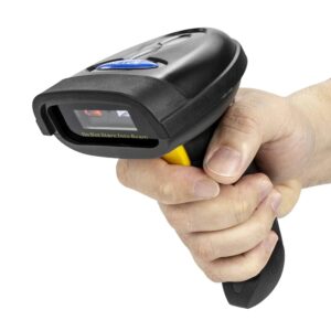 Handheld Wireless 2D QR Barcode Scanner – Compatible with iOS, Android & iPad Devices, Perfect for Retail, Supermarkets, and Warehouse Efficiency