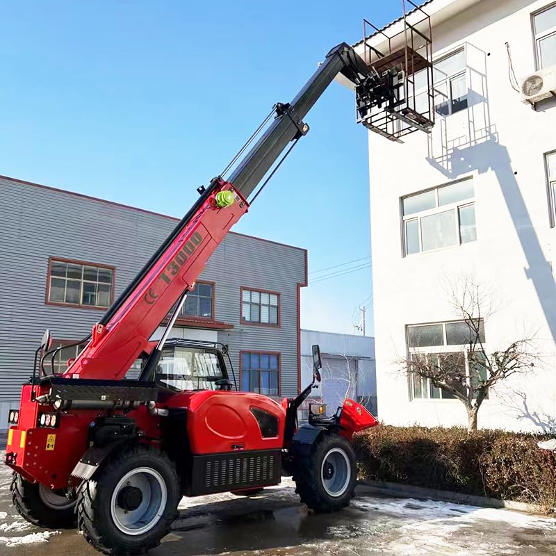 High-Performance Telehandler | Versatile Telescopic Forklift and Loader | All-Terrain Telescopic Boom Lift & Reach Truck for Heavy Lifting and Construction Tasks