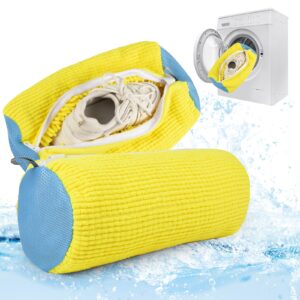 shoe cleaning bag，shoe bag for washing machine，versatile shoe laundry bag，shoe washing machine bag，reusable shoe washing bag/alternative shoe washing machine. (2pcsyellow)