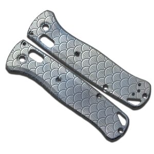 Dark-Ti SEIGAIHA Titanium Scales for Benchmade Bugout 535