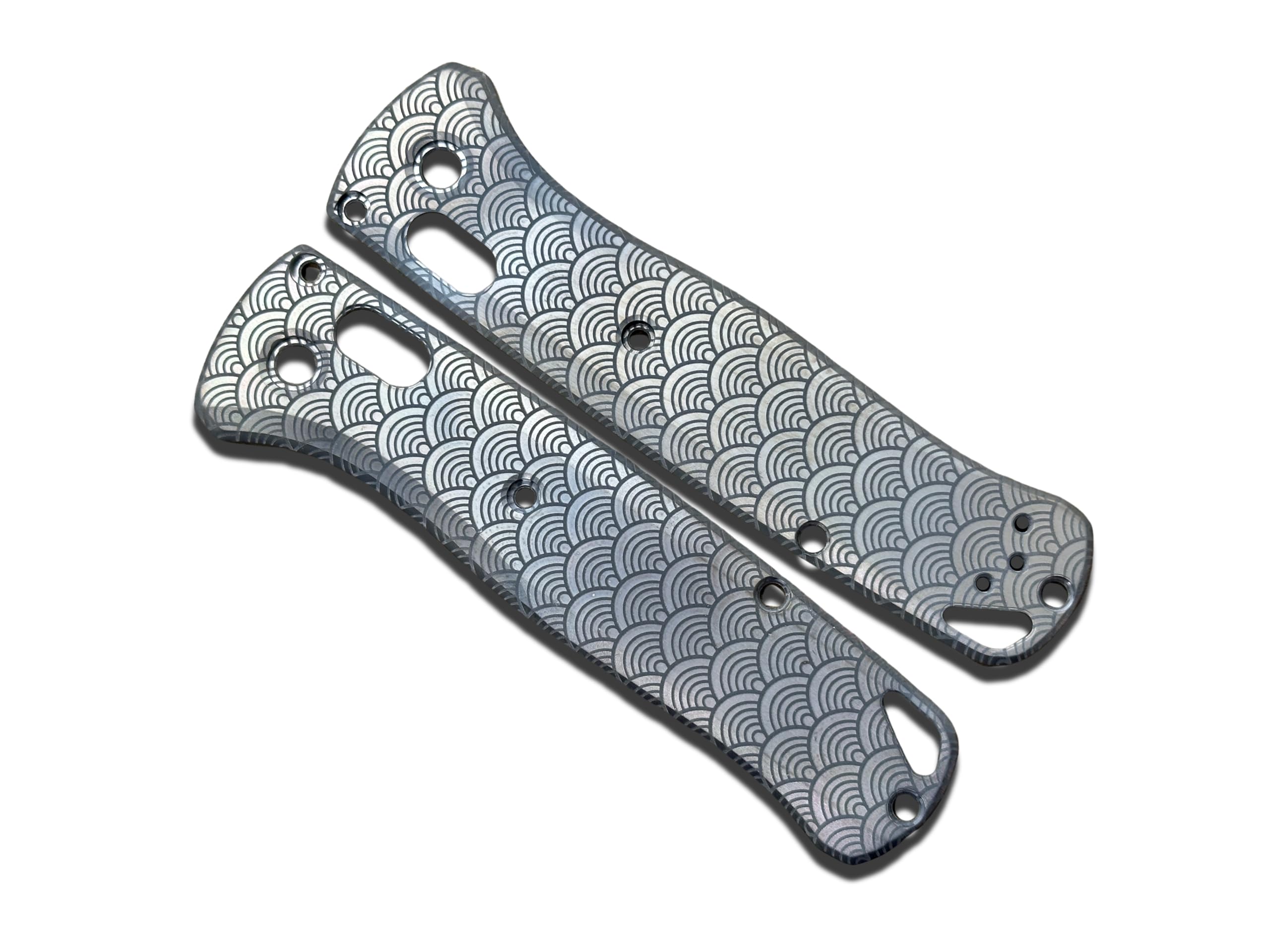 Dark-Ti SEIGAIHA Titanium Scales for Benchmade Bugout 535