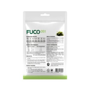 Fabrechew Fuco 051 Fucoidan Treat for Dogs – Immune & Digestive Health, Stool & Odor Support, Antioxidant, Superfood with Spirulina & Kelp, 5.29 oz (150g)