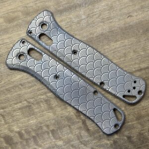 Dark-Ti SEIGAIHA Titanium Scales for Benchmade Bugout 535