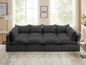 vanomi modular sectional sofa, 8 seater sleeper sectional sofa modular sectional couch for living room