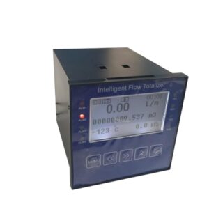 Flow Meter Intelligent Flow Totalizer for Flow Meter Accept Pulse 4-20mA 0-10mA 0-5V PT100 Signal Relay Output RS485 96mm*96mm Panel Size High Stability and Convenient Operation (Color : Basic-U, Si